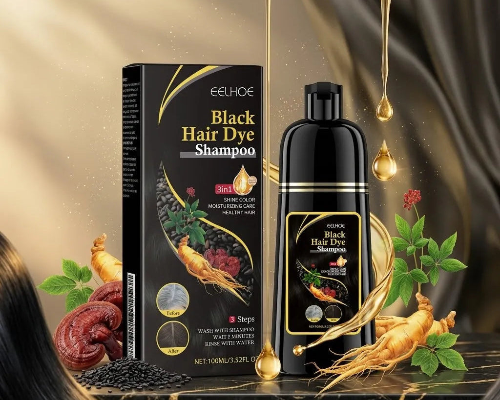 LIRVEXA — Champú Natural para Cabello Negro | Envío Gratis